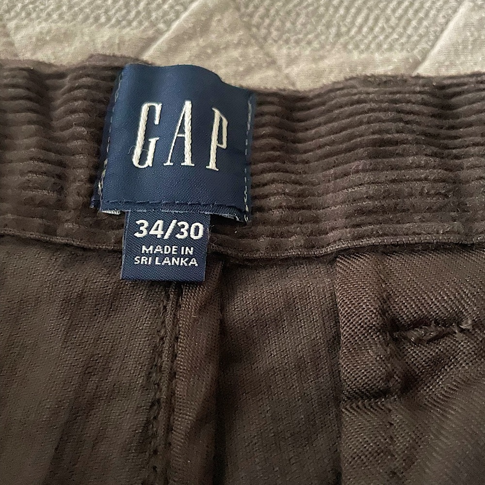 Gap Corduroy Men’s Pants 34X30 Brown